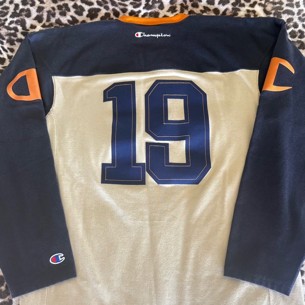 Champion men medium long sleeve shirt jersey